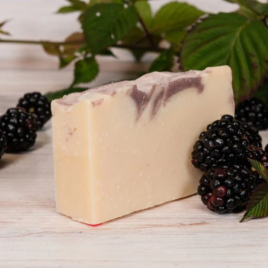 Black Raspberry Naked Goat Milk Soap