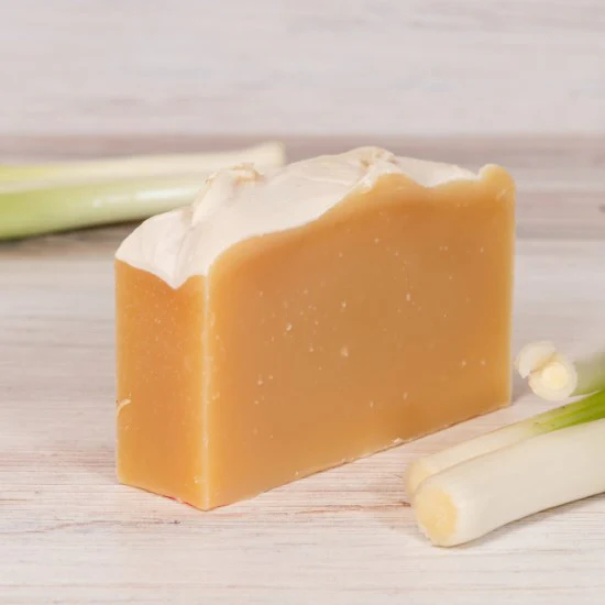 Lemongrass Naked Goat Milk Soap