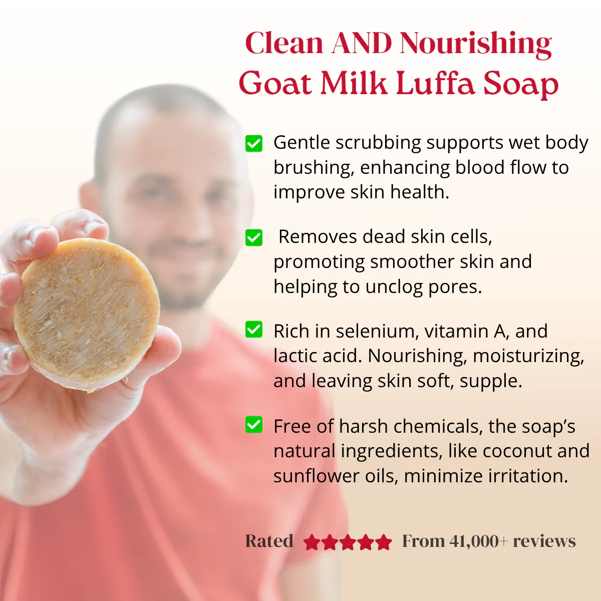 Luffa Peppermint Goat Milk Soap - Image 9