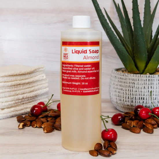 Almond Refill Liquid Goat Milk Soap