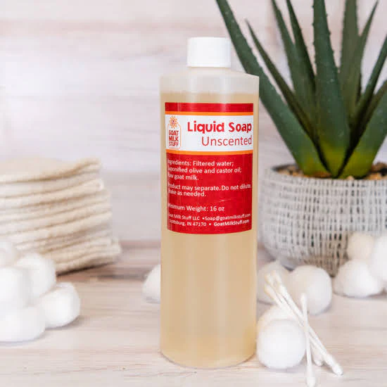 Unscented Refill Liquid Goat Milk Soap